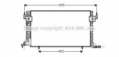 AVA QUALITY COOLING cn5100 -  Конденсатор, кондиционер